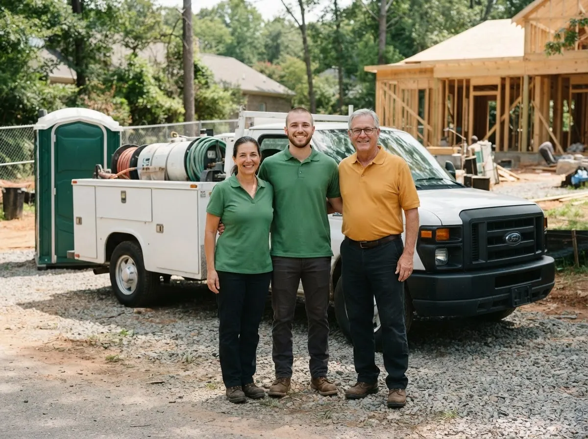 The Yellowstone Portable Toilets team, portable toilet rentals in Charlotte, NC